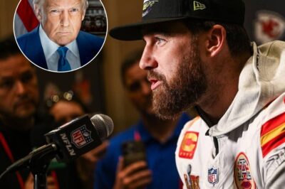 Super Bowl Showdown: Travis Kelce’s Bold Message to Trump Amid Taylor Swift and Mahomes Family Political Divide