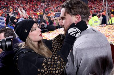 Watch Travis Kelce RESPOND To Taylor Swift Super Bowl PROPOSAL Question