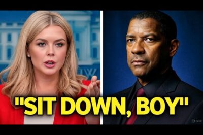 Karoline Leavitt Insults Denzel Washington “Sit Down, Boy” — His Response Shocks America