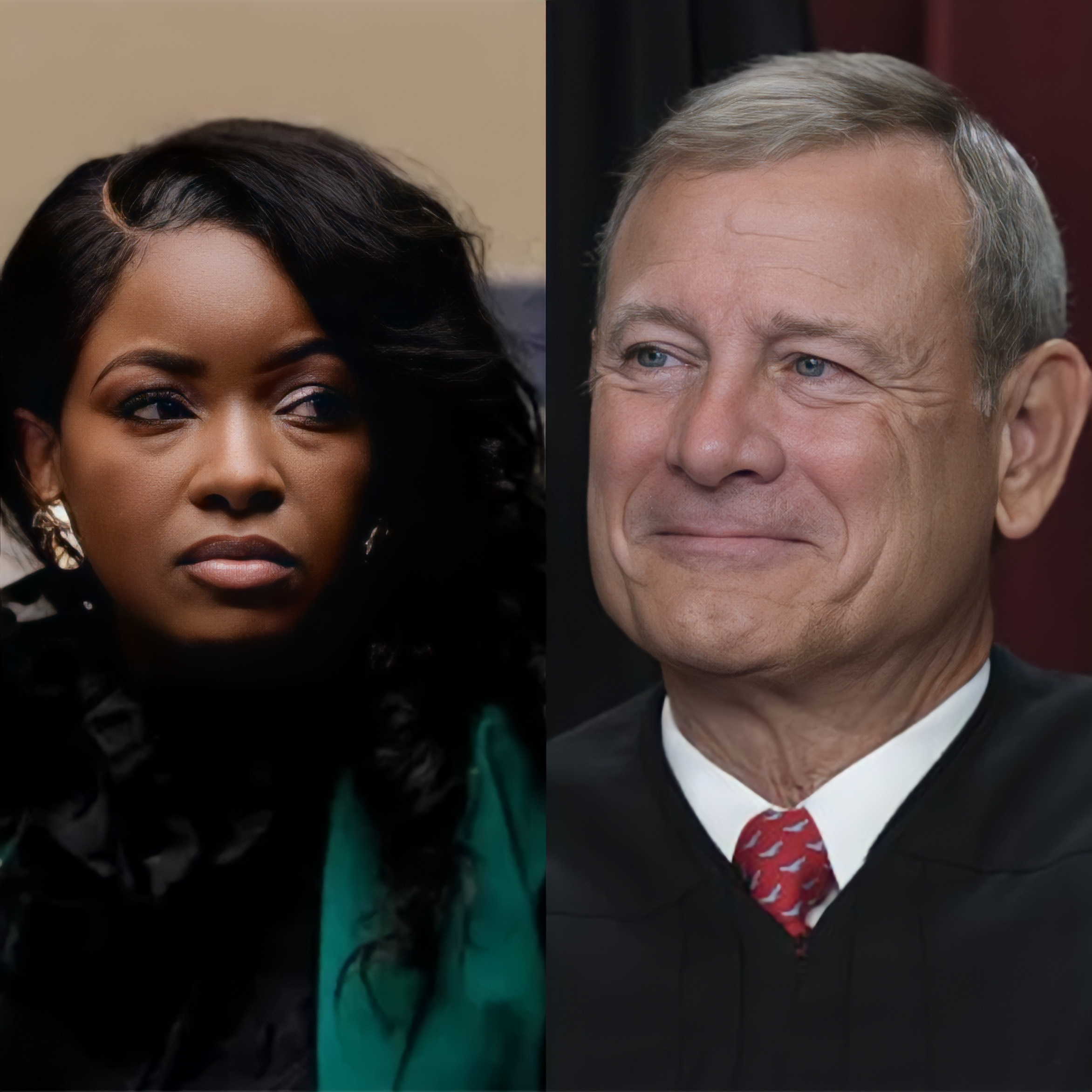 Chief Justice John Roberts Calls Rep. Jasmine Crockett “Uneducated”—Her Epic Response Sparks National Movement