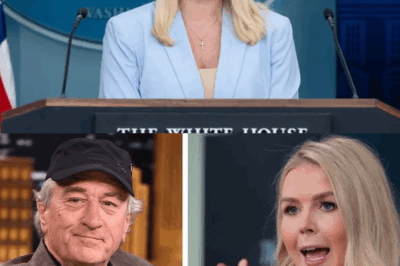 Robert De Niro Blasts Karoline Leavitt as “Unfit Role Model” — Political Firestorm Follows Explosive Comment