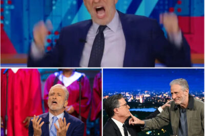 “SACK THE F UP”: Jon Stewart’s Blistering Rant Exposes Corporate Fear Behind Colbert’s Cancellation*