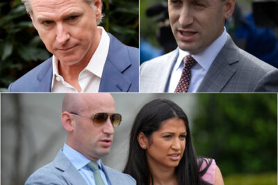 Newsom’s Cryptic Tweet About Stephen Miller Sparks Firestorm of Speculation and Backlash