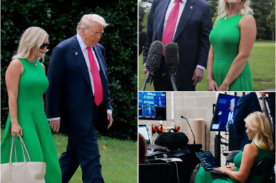 Karoline Leavitt Turns Heads in Green Dress—and Silences Critics with Flawless Execution