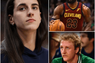 Caitlin Clark, LeBron James, and Larry Bird Announce Shocking Alliance to Revolutionize Basketball