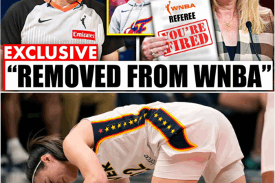 WNBA Referee Suspended After Caitlin Clark Injury Sparks Firestorm Over Player Safety and Bias