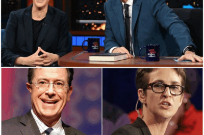 AFTER CBS CANCELLATION, STEPHEN COLBERT AND RACHEL MADDOW PLOT GAME-CHANGING LATE-NIGHT COMEBACK