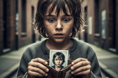 El Giro Inesperado: Niño Sin Hogar Encuentra su Propia Foto en una Billetera y Destapa un Secreto Familiar Doloroso