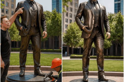 Elon Musk Unveils Statue of Himself—and the Internet Can’t Look Away