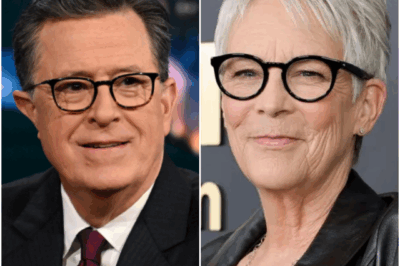 Jamie Lee Curtis Unleashes Shocking Accusations Against CBS Over Colbert’s Cancellation: Bribery, Sabotage, and a Late-Night Conspiracy?
