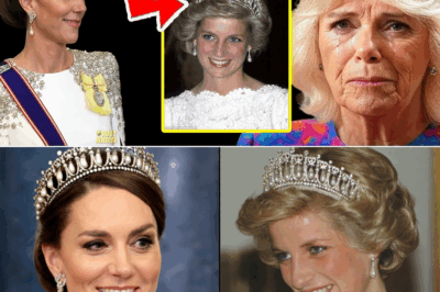 Princess Kate’s Bold Tiara Tribute to Diana Leaves Queen Camilla Reeling