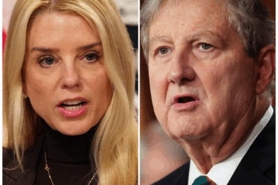 Blindsided on Live TV: Pam Bondi Exposes Senator Kennedy’s Office with a Secret Document in Fiery Senate Showdown