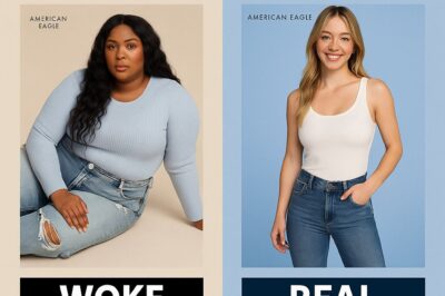 BREAKING: American Eagle switched the “fashion” from Lizzo to Sydney Sweeney in their jeans ad… and the internet is burning like a Tesla battery fire.
