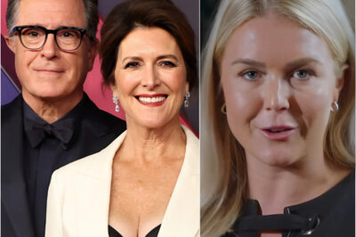 KAROLINE LEAVITT MOCKED STEPHEN COLBERT’S WIFE ON LIVE TV — BUT WHEN SHE WAS IN, EVERYTHING CHANGED, LEAVING KAROLLINE MORE EMBARRASSED THAN EVER.