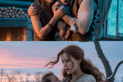 Rancher Sat Alone With a Hungry Baby After His Wife Passed, Until She Knocked With Full Breasts.