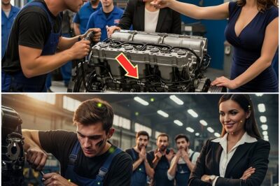 From a Joke to a Vow: The Mechanic Who Fixed an Impossible Machine and Won the CEO’s Heart