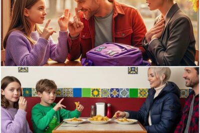 The CEO and the Silent Daughter: How a Stranger’s Sign Language in a Café Rewrote Their Lives