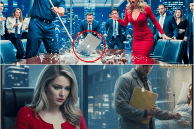 Single Dad Janitor Smashed the CEO’s Laptop — Then the Secret Inside Shocked the Entire Boardroom