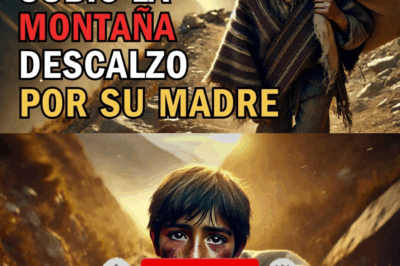 “El niño que caminó descalzo… y encontró el amor que Dios le había prometido”