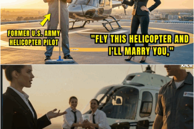 “Fly This Helicopter and I’ll Marry You,” CEO Mocked the Janitor—His Real Secret Left Her Speechless