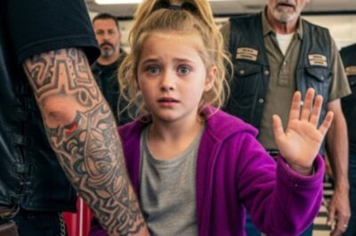 Little Girl Secretly Gave A Rescue Signal In the Restaurant — Bikers Saw It And Followed