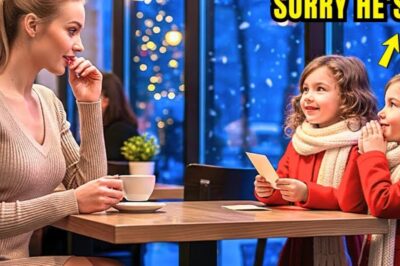 Evelyn Hart sat alone in the corner booth of Miller’s coffee house, watching the clock tick past 8:30. The man she was supposed to meet hadn’t shown. Christmas lights reflected off her untouched hot chocolate, now cold. She reached for her coat, ready to leave this embarrassment behind. The door opened.