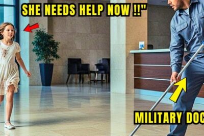 My mom, she’s hurt. They hurt her and she won’t wake up. Six-year-old Laya Warren burst through Warrant Tech lobby doors, her white dress torn and dirty. Behind her, the nanny stumbled in, phone pressed to her ear. Employees froze. The security guard rushed forward. But Laya ran straight past everyone to the janitor, mopping the marble floor. Her small hands grabbed his gray uniform.