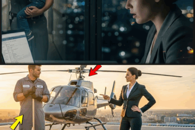 “Fly This Helicopter and I’ll Marry You,” CEO Mocked the Janitor—His Real Secret Left Her Speechless