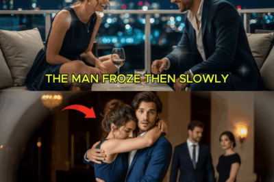 She saw her ex walking toward her with his new fiance. Smug, polished, everything she wasn’t. Panic rushed in. Her fingers trembled. She turned and grabbed the first stranger she saw, wrapping her arms around him like she belonged there. What she didn’t know, the man she hugged so desperately was one of the richest, loneliest men in the city.