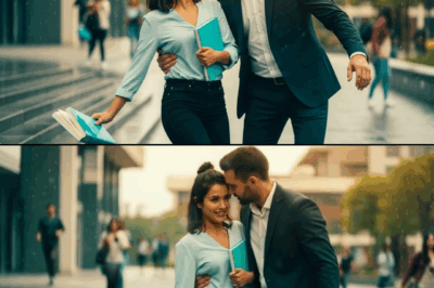 The rain was merciless that night, pounding rooftops, drowning streets, swallowing every trace of her footsteps. She ran until her breath broke, mascara bleeding down her cheeks, clutching the torn strap of her bag like it was the last thing keeping her alive. Behind her, tires screeched, headlights cut through the darkness, and then nothing.