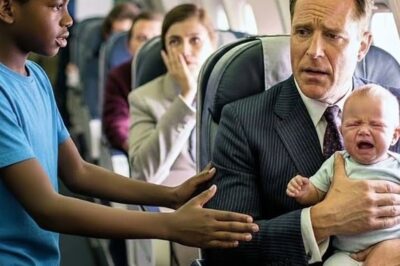Billionaire’s Baby Cried Nonstop on the Plane — Until a Poor Black Boy Did The Unthinkable