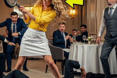 Five Men Attacked A Billionaire CEO in a Restaurant — Waitress’s Hidden Skill Changed Everything…