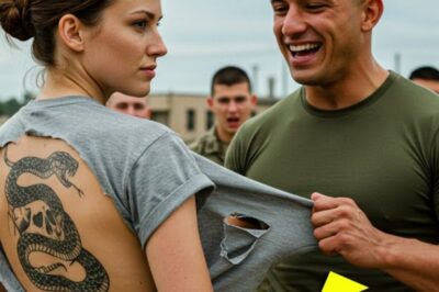 They Mocked Her at Bootcamp — Then the Commander Froze at Her Back Tattoo.