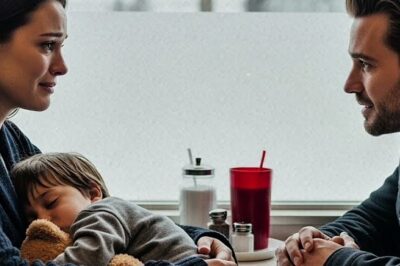 Snowflakes drifted through the dark night sky, soft but relentless, covering the empty streets of downtown Chicago like a quiet sorrow. The city lights blurred through the falling snow. And beneath a flickering street lamp, a woman stood holding her little boy close to her chest. Her coat was too thin for the freezing cold, her breath visible as she whispered soft words to calm the trembling child.