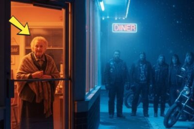 Snow sweeps across an empty highway, swallowing the lights of a fading diner named Martha’s Place. Inside, an elderly widow wipes the counter for the 10th time that night. Her eyes heavy but kind. She’s alone, the storm outside fierce enough to keep the world away. Then, headlights. 10 motorcycles crawl through the blizzard, engines coughing, riders shivering.