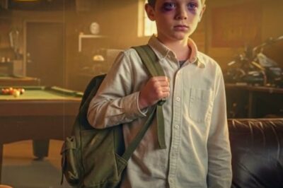 Boy With Black Eye Begged Bikers “Be My Dad” — 32 Hells Angels Showed Up at School