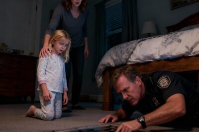 My 7-Year-Old Daughter Kept Saying a ‘Masked Man’ Was Hiding Under Her Floor. I Told Her It Was Nightmares. Then the Police Checked the Surveillance Camera, and Our Guts Turned to Ice.