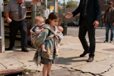 “Get out and don’t come back!” — Little girl thrown out of a store for “stealing” a carton of milk for her two younger siblings — right then, a millionaire stopped and said 7 words that left the manager speechless.