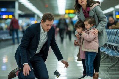 Six years ago, he fired his maid and forgot her. Today, at the airport, he saw her shivering with two children. Then the boy smiled, and one word undid the millionaire’s entire world.