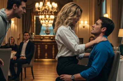 Waitress sat on billionaire’s lap to escape her ex. He whispered, “Play along. I’ll protect you. What if a single moment of desperation could change your entire life forever?” Grace’s hands trembled as she carried the coffee pot through the crowded downtown cafe, her eyes constantly darting toward the window.