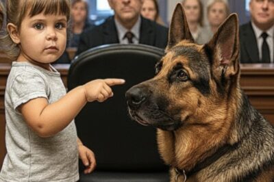 3-Year-Old Girl Sees Police Dog in Courtroom, Says Just Two Words — What Follows Shocks Everyone