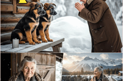 An Old Woman Took In Two Freezing Dogs — The Next Morning, Police Surrounded Her House!