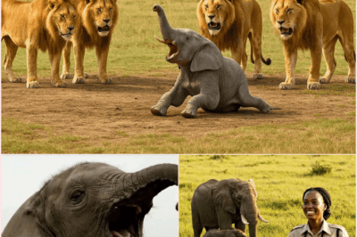 The Lion-Hearted Exile: How One Bull Elephant Defied the Laws of the Savannah to Save a Helpless Calf