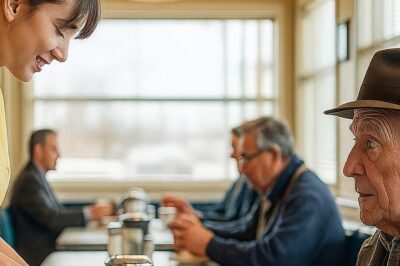 A Waitress’s Compassion Repays Her Debt: The Elderly Man Who Left His Legacy to a Stranger