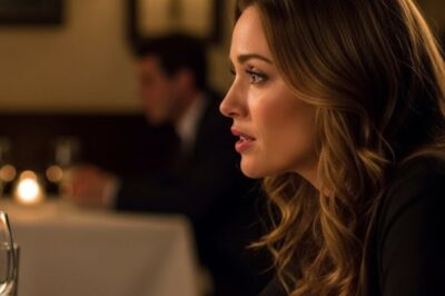 Nathan Crawford sat at the corner table of the Riverside Cafe, nervously adjusting his watch. At 32, he’d agreed to this blind date, mostly to get his sister off his back. She’d been insisting for months that he needed to get out more, meet someone, stop burying himself in work. He was a corporate lawyer, successful by any measure.