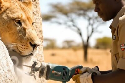 It was a scorching afternoon on the Serengeti. The dry wind swept across the endless grass, whispering through the silent old acacia trees. A lioness and her small cub trudged slowly under the blazing sun, desperate for shade. Finally, the mother found a narrow crevice between a giant granite boulder. She lowered herself, thinking it was shelter.