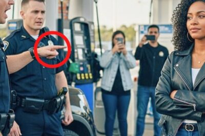 It was supposed to be a quiet night. A woman pulled into a nearly empty gas station, headlights cutting through the dark, the hum of the pump the only sound around her. She wore a simple jacket and moved with quiet confidence. Just another traveler stopping for gas. But to the two officers watching from across the lot, she looked like someone who didn’t belong.