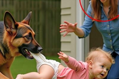 Emily Thompson had only stepped away for a minute, just long enough to rinse a plate at the kitchen sink. Her 17-month-old daughter, Lily, was in the backyard with her new dog, Ranger, a German Shepherd they had adopted just a few days earlier. She turned back toward the window, ready to smile at the sight of her daughter playing with their furry companion.