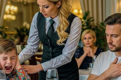 Billionaire’s autistic son was screaming in the restaurant until a waitress did the unthinkable. The restaurant was filled with the usual hum of conversation, the clink of silverware, and the soft sounds of laughter. But amidst the chatter, there was one sound that stood out, sharp, urgent, and unmistakable. A child’s scream.