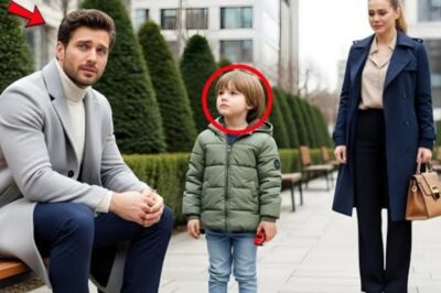 The first time Ethan Cole saw the boy, it felt as though the world had paused. The sound of the city faded. The wind seemed to hold its breath, and his own heartbeat roared in his chest like a warning bell. He was walking through the park, the same one he visited every Sunday morning to escape the hollow silence of his apartment.